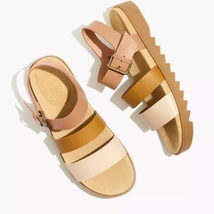 The Addie Sandal in Colorblock